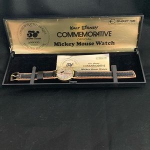 Walt Disney Commemorative Mickey Mouse Watch by Bradley
